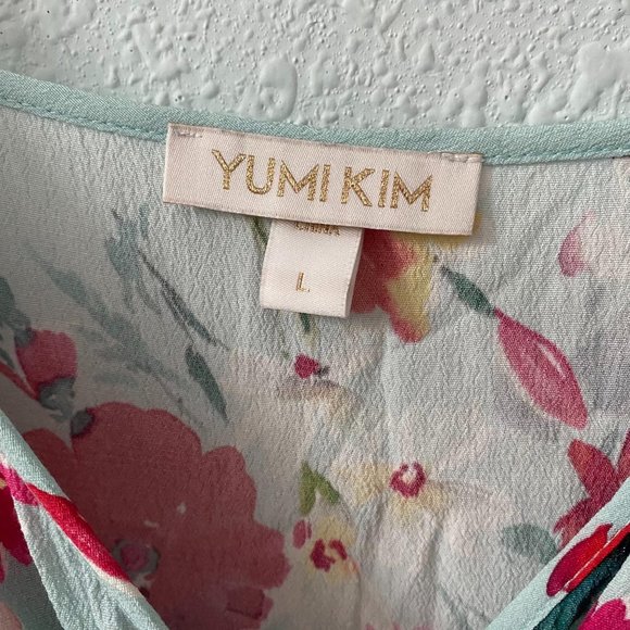 Yumi Kim Floral Island Time Wrap Front Dress Large - Picture 5 of 9